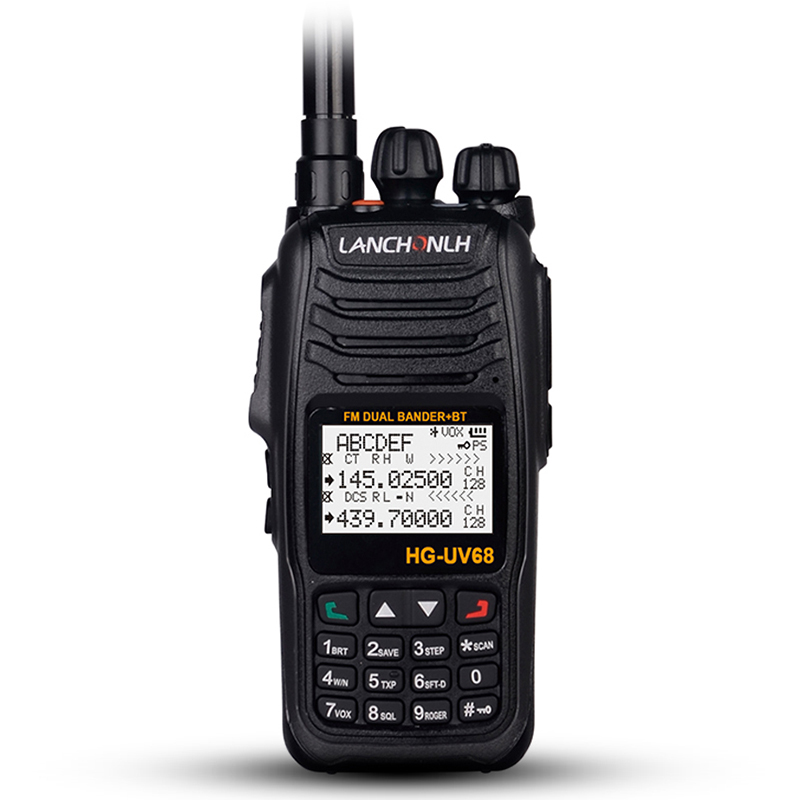 Built-in na Bluetooth UV Two Segment Radio Walkie Talkie